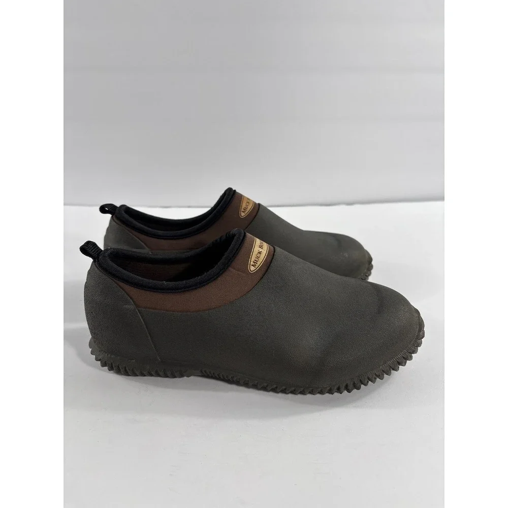 Muck Boot Co Unisex Garden Shoes Brown Tan Slip On‎ Waterproof Men's 6 Women's 7